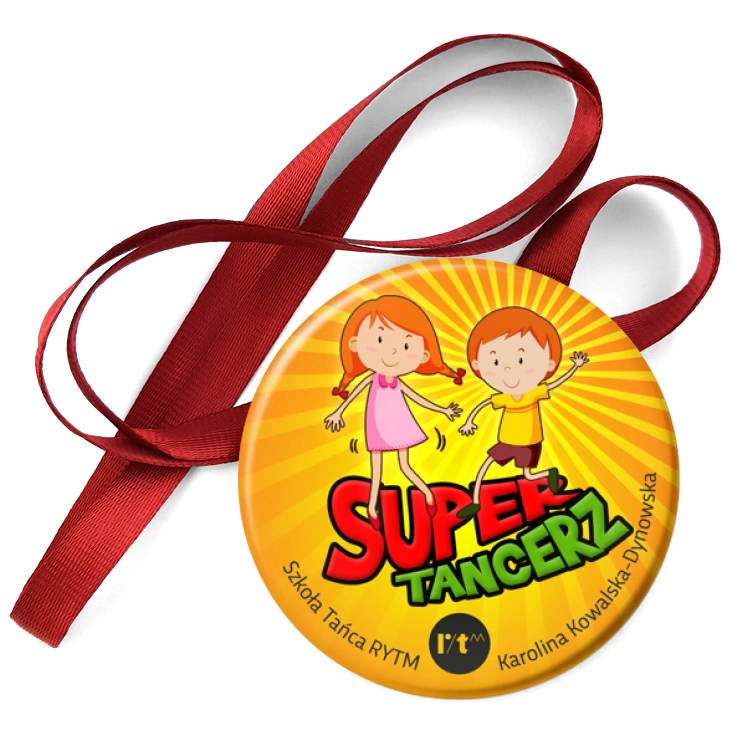 przypinka medal Super tancerz