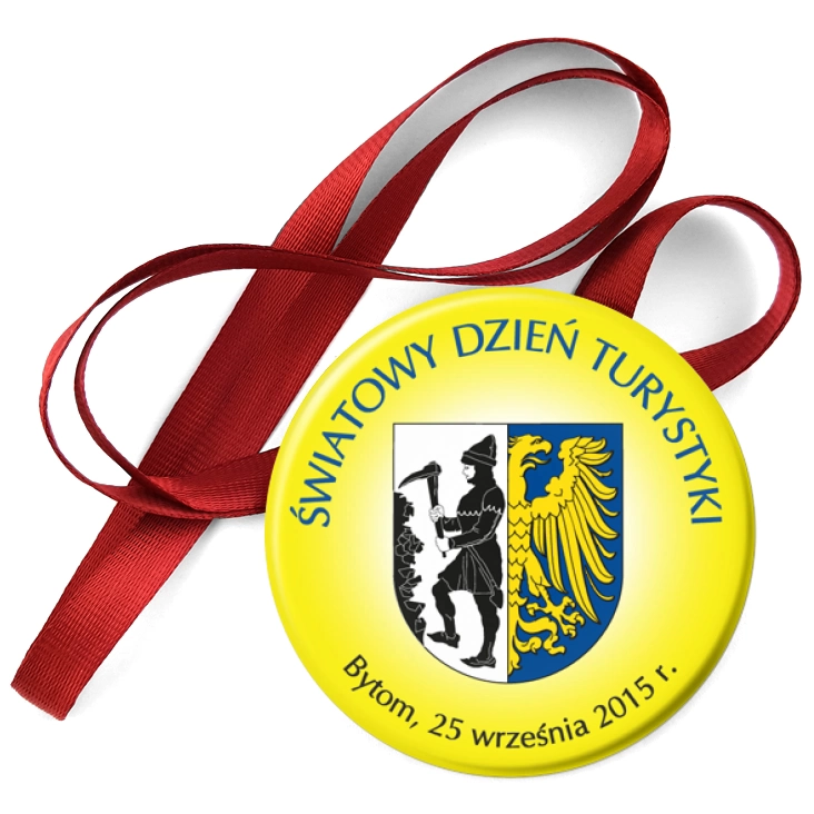 przypinka medal Światowy Dzień Turystyki