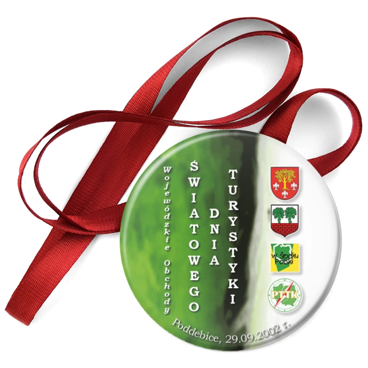 przypinka medal Światowy Dzień Turystyki