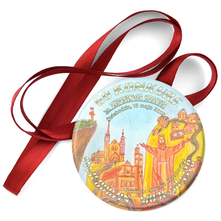 przypinka medal Świebodzin - moje miasto