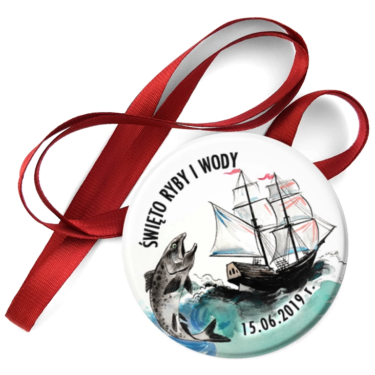 przypinka medal Święto Ryby i Wody