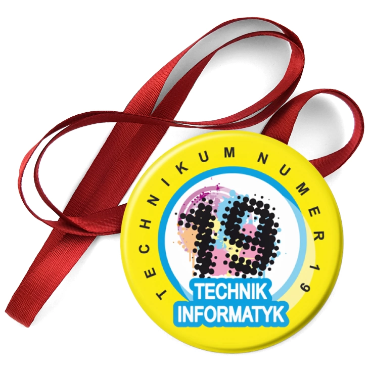 przypinka medal Technik informatyk