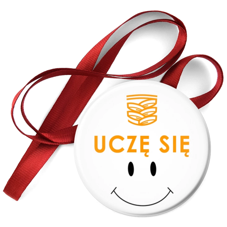 przypinka medal Uczę się