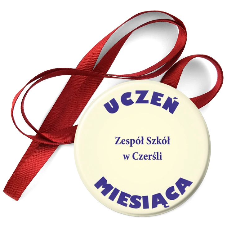 przypinka medal Uczeń miesiąca