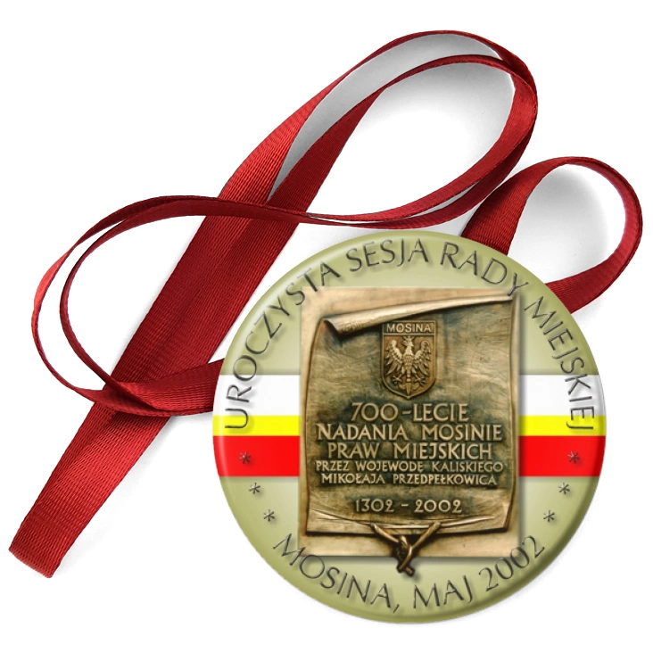 przypinka medal Uroczysta Sesja Rady Miejskiej