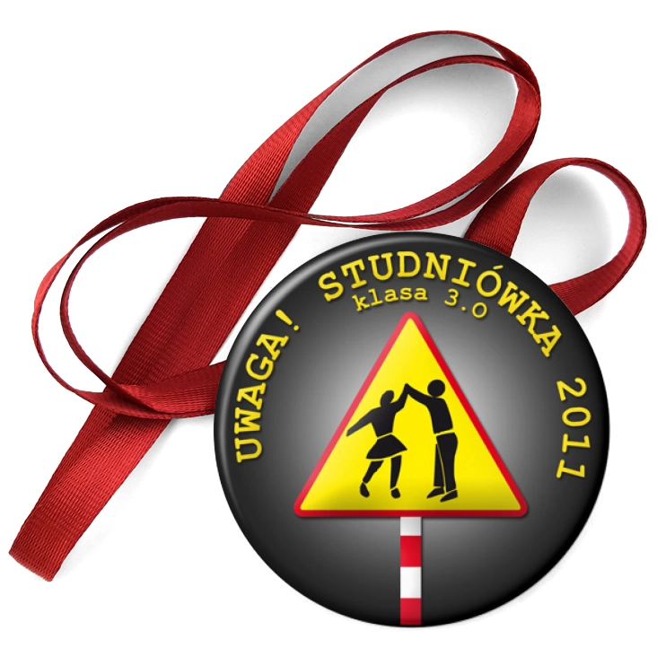 przypinka medal Uwaga! Studniówka 2011