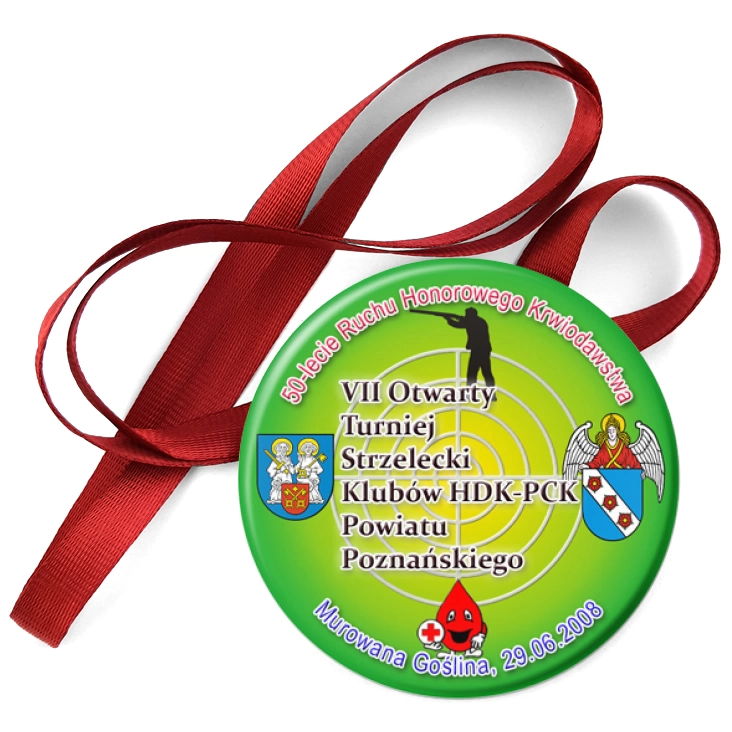 przypinka medal VII Turniej Strzelecki HDK-PCK