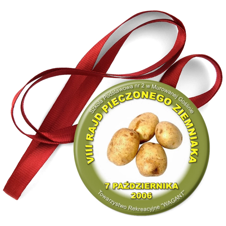 przypinka medal VIII Rajd Pieczonego Ziemmniaka