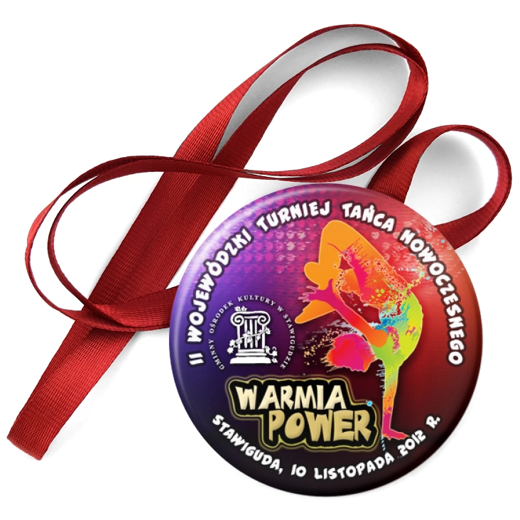 przypinka medal Warmia Power 2012