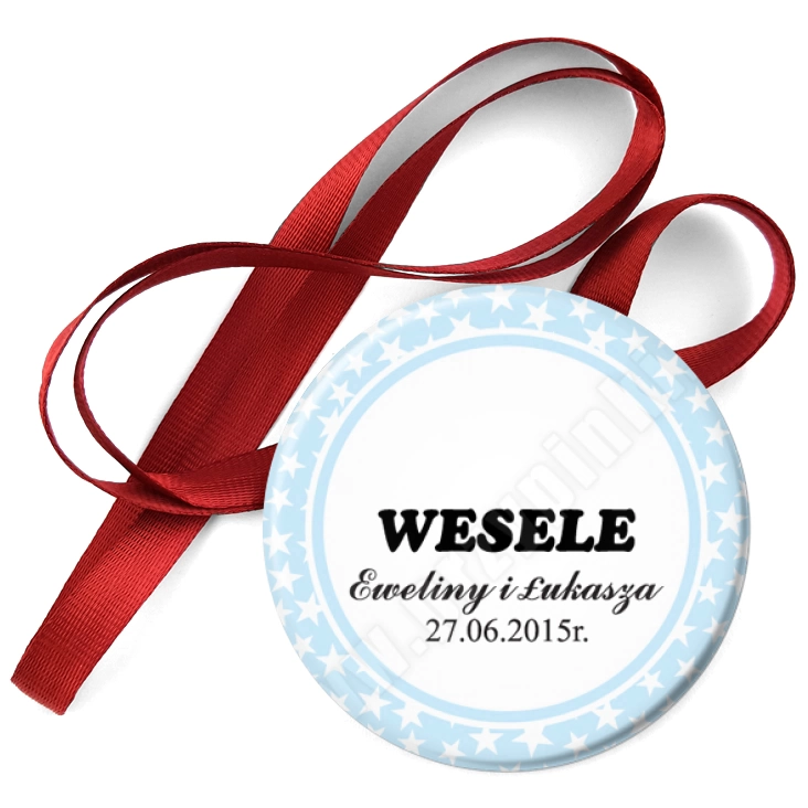 przypinka medal Wesele
