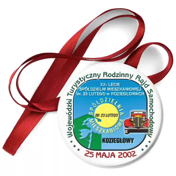 przypinka medal Wojwódzki Turystyczny Rodzinny Rajd Samochodowy