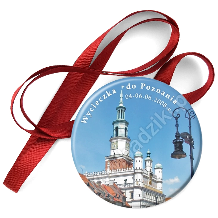 przypinka medal Wycieczka do Poznania