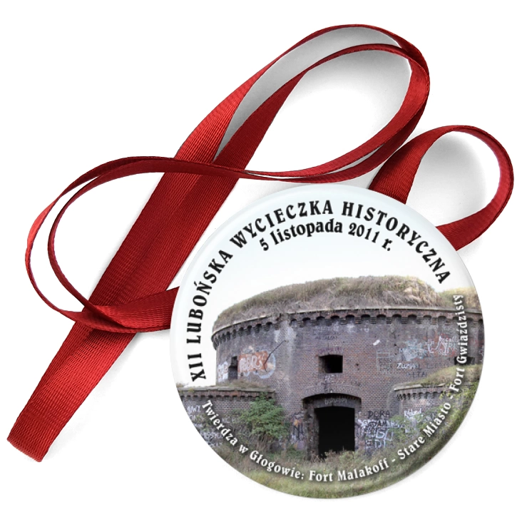 przypinka medal XII Lubońska Wycieczka Historyczna