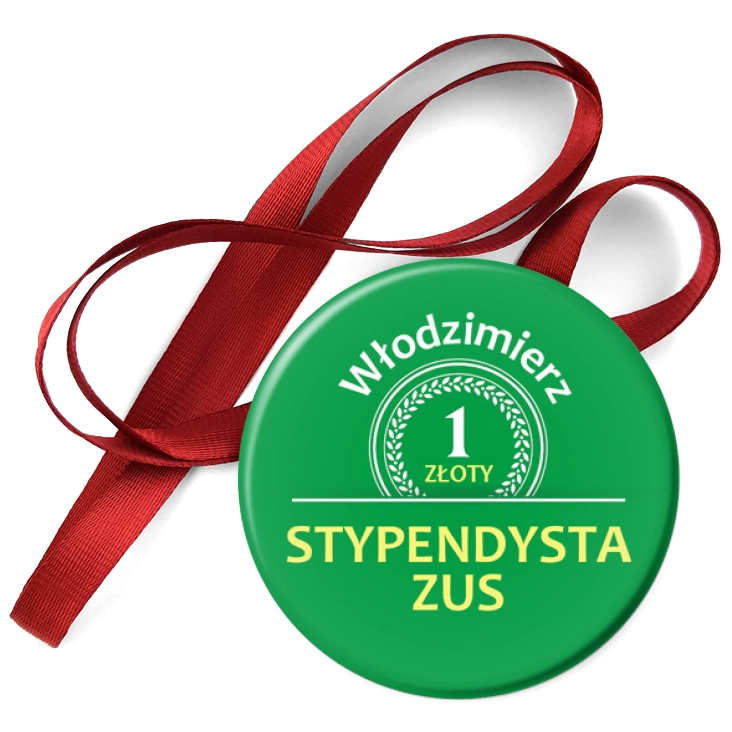 przypinka medal Złoty stypendysta ZUS