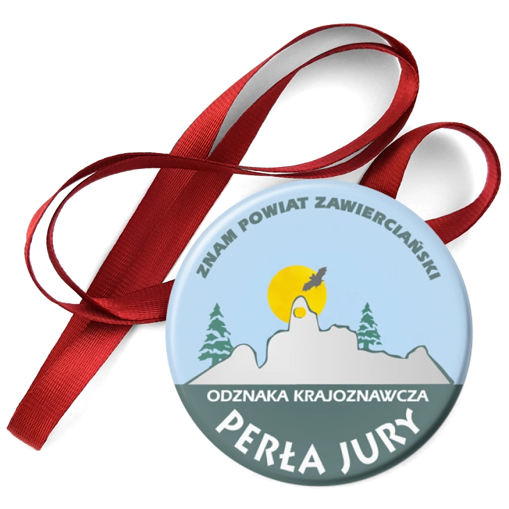 przypinka medal Znam Powiat Zawierciański