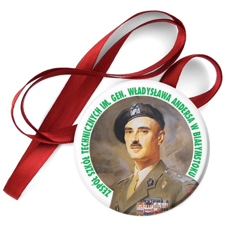 przypinka medal ZST im. gen w. Andersa w Białymstoku