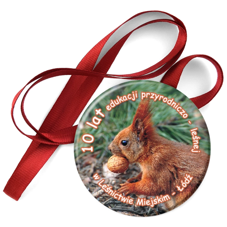 przypinka medal 10 Lat Edukacji Przyrodniczej F