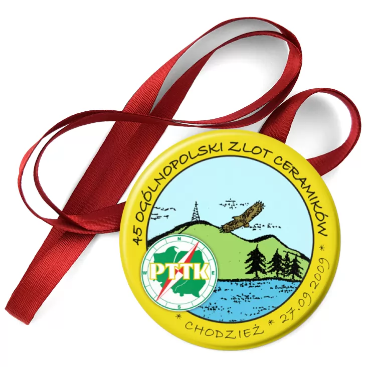 przypinka medal 45 Ogólnopolski Zlot Ceramików