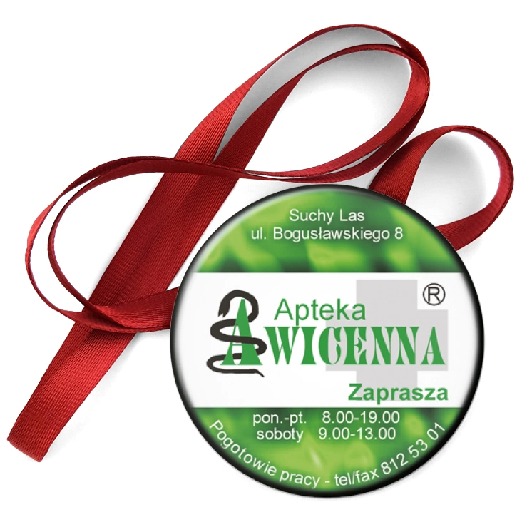 przypinka medal Apteka Awicenna