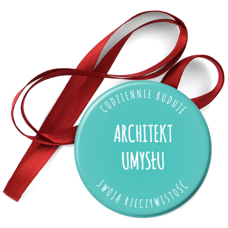 przypinka medal Architekt umysłu