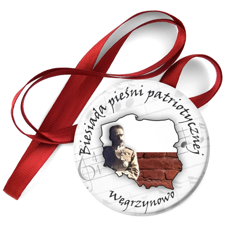 przypinka medal Biesiada pieśni patriotycznej