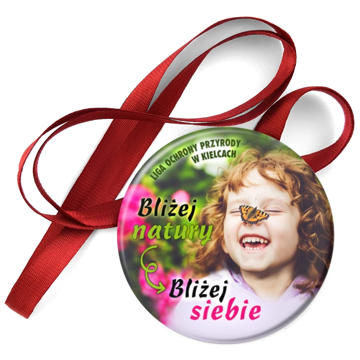 przypinka medal Bliżej natury - bliżej siebie