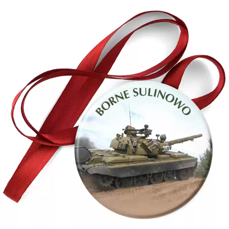 przypinka medal Borne Sulinowo czołg