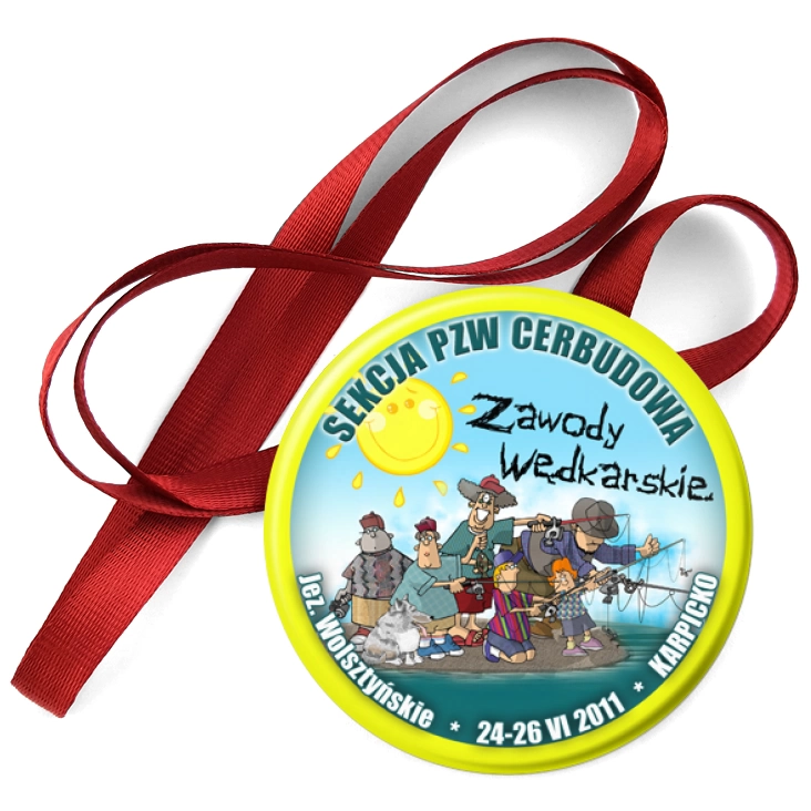 przypinka medal Cerbudowa - Zawody Wędkarskie