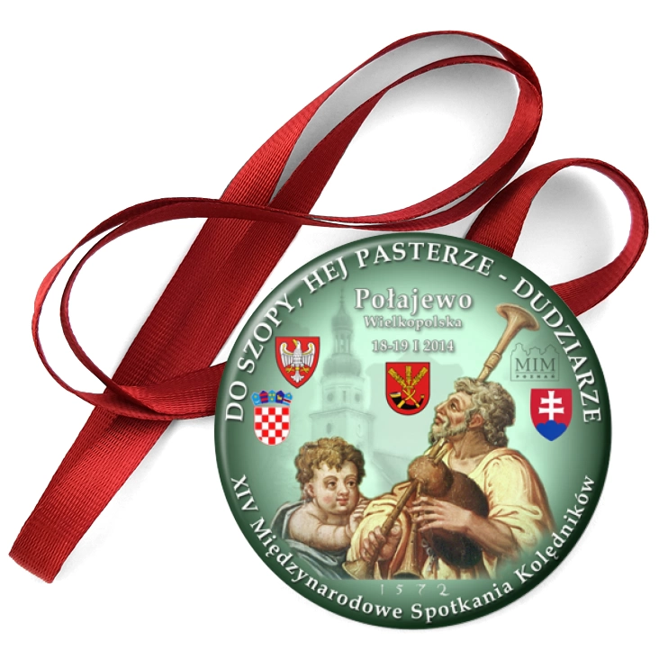 przypinka medal Dudziarze 2014