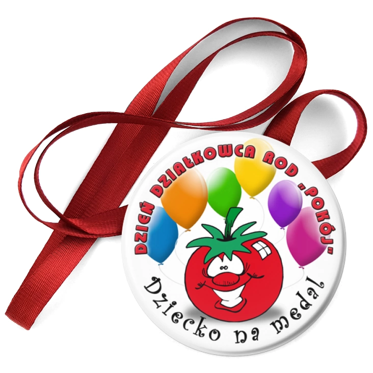 przypinka medal Dzień Działkowca ROD Pokój