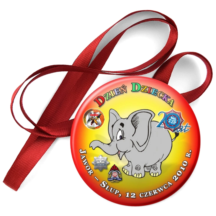 przypinka medal Dzień Dziecka 2010