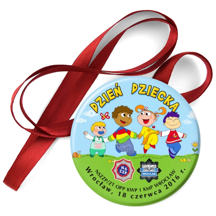 przypinka medal Dzień Dziecka