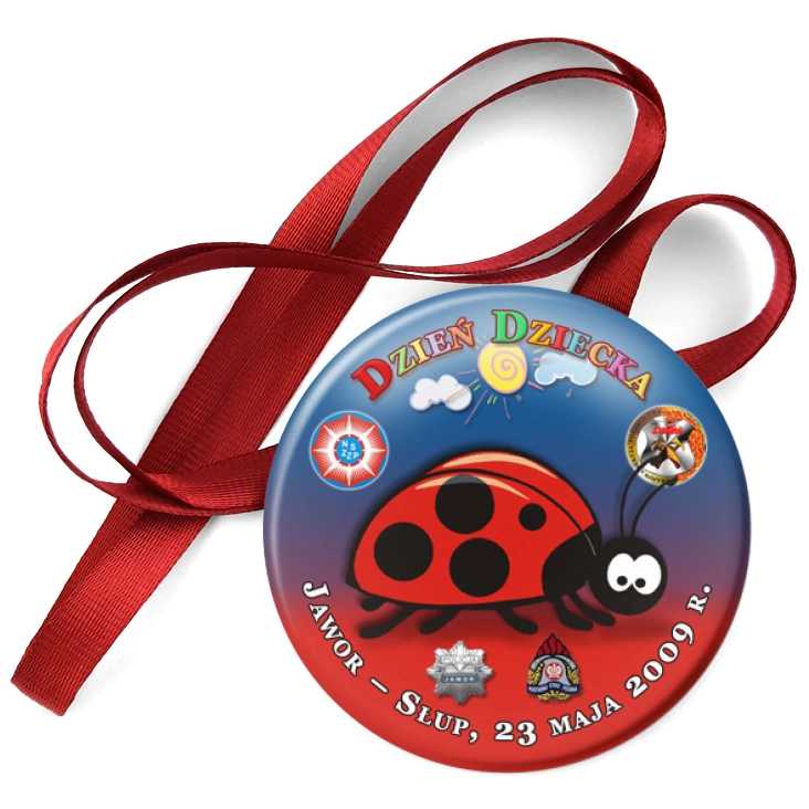 przypinka medal Dzień dziecka 2009 r