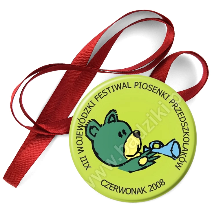 przypinka medal Festiwal Piosenki Przedszkolaków