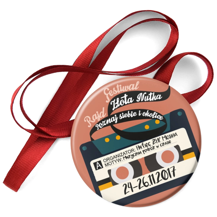 przypinka medal Festiwal Złota Nutka