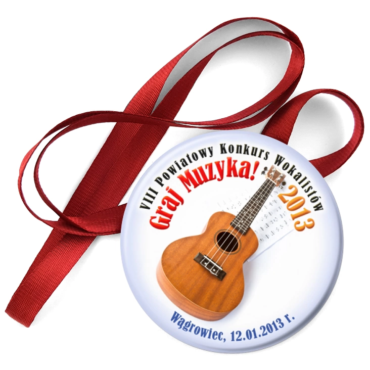 przypinka medal Graj Muzyka! 2013