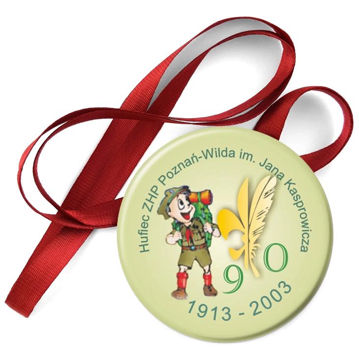 przypinka medal Hufiec ZHP Poznań-Wilda