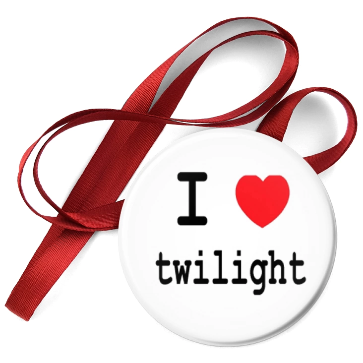 przypinka medal I love twilight