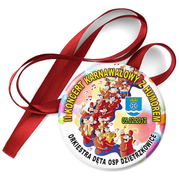 przypinka medal II Koncert Karnawałowy z Humorem