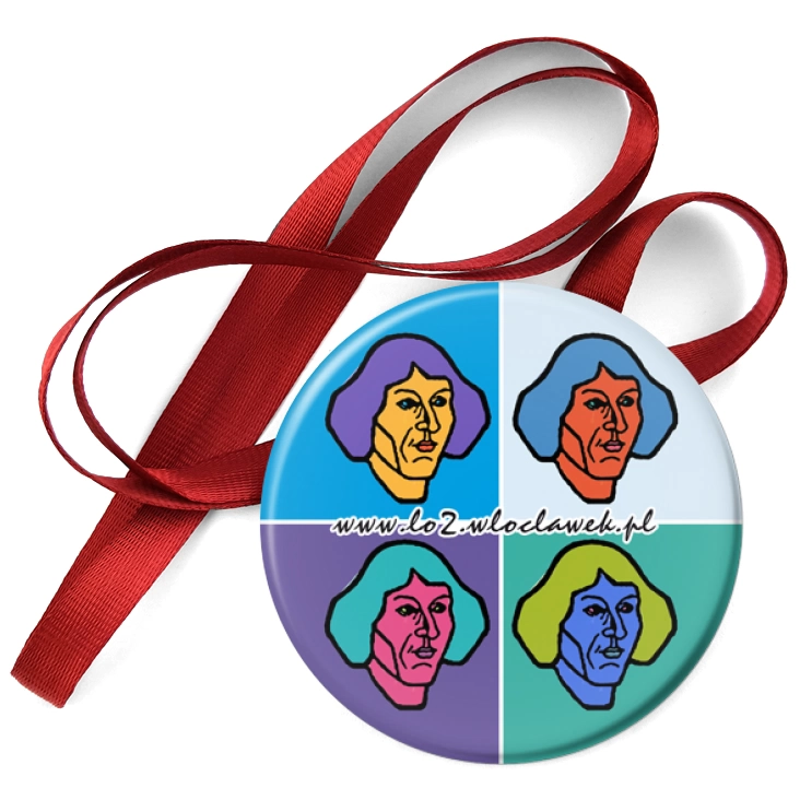 przypinka medal II Lo we Włocławku