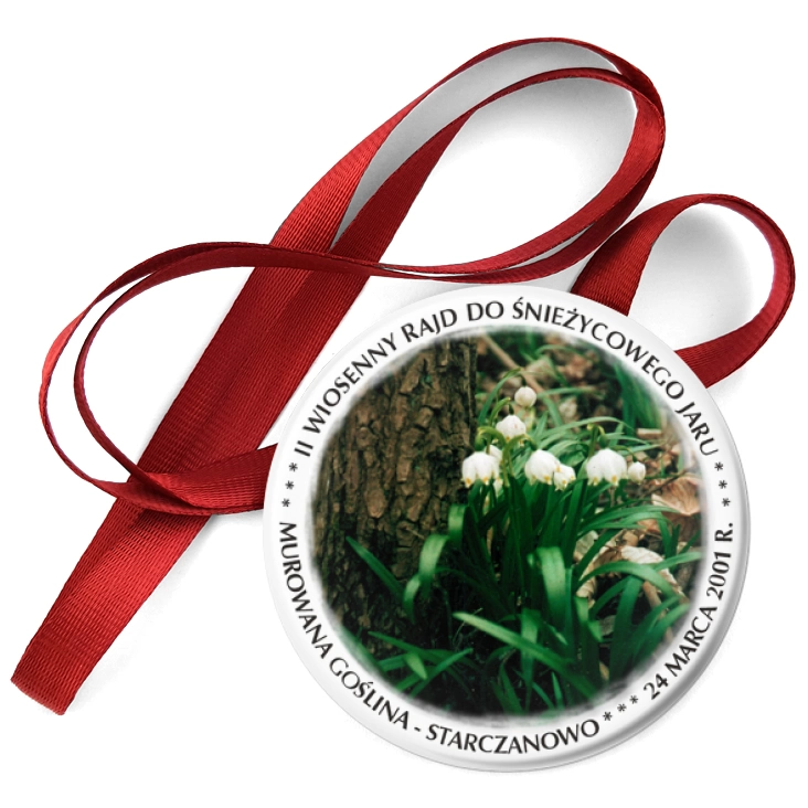 przypinka medal II Wiosenny Rajd do Śniezycowego Jaru