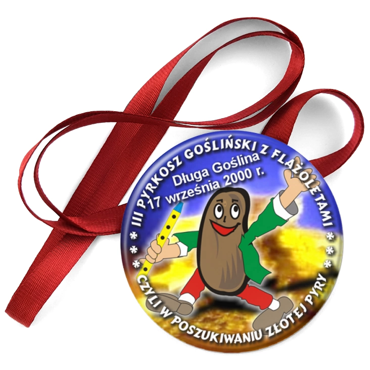 przypinka medal III Pyrkosz Gośliński z Flaożelatami