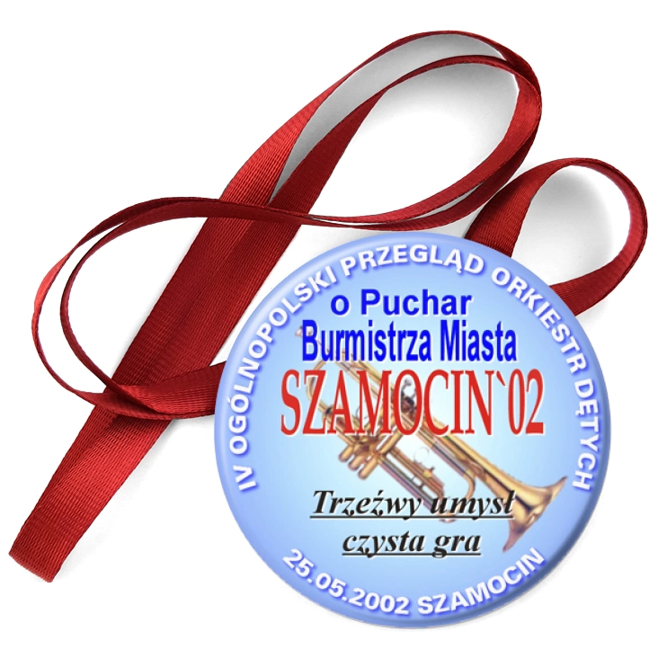 przypinka medal IV Ogólnopolski Przegląd Orkiestr Dętych