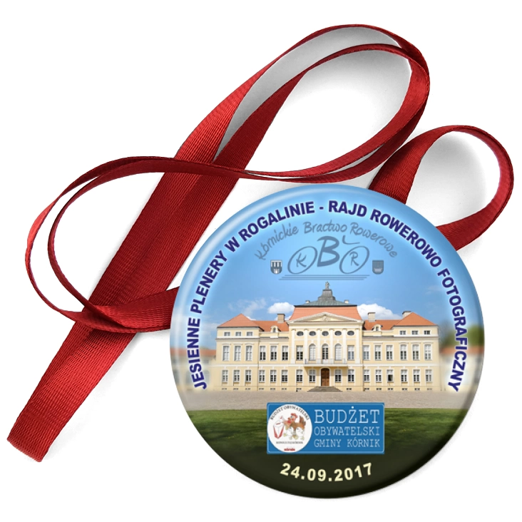 przypinka medal Jesienne Plenery w Rogalinie