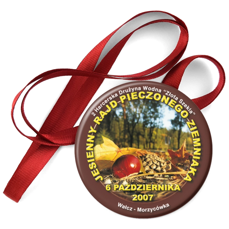 przypinka medal Jesienny Rajd - Wałcz