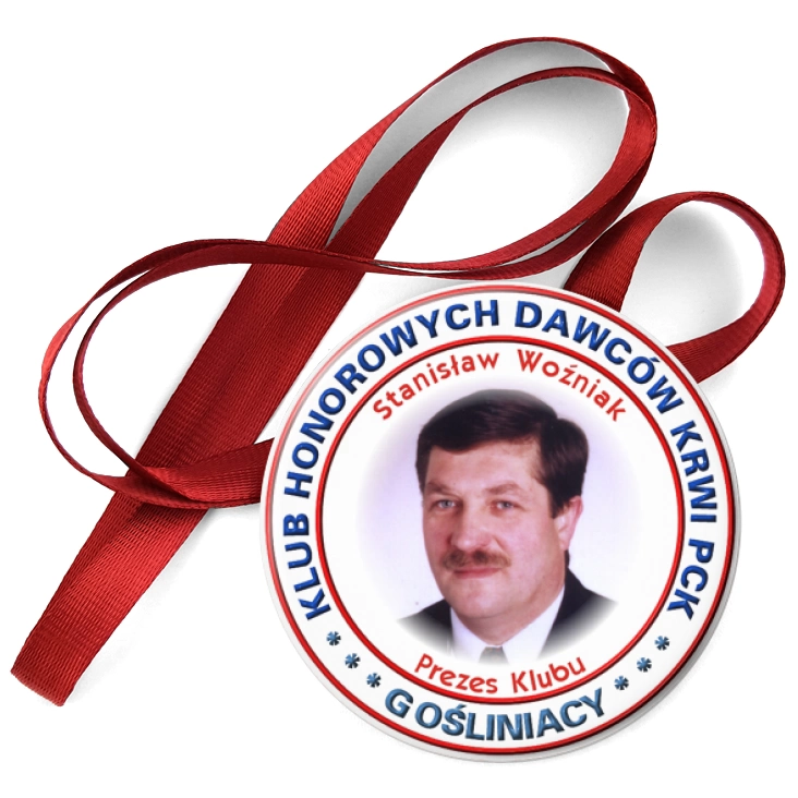 przypinka medal Klub Honorowych Dawców Krwi PCK