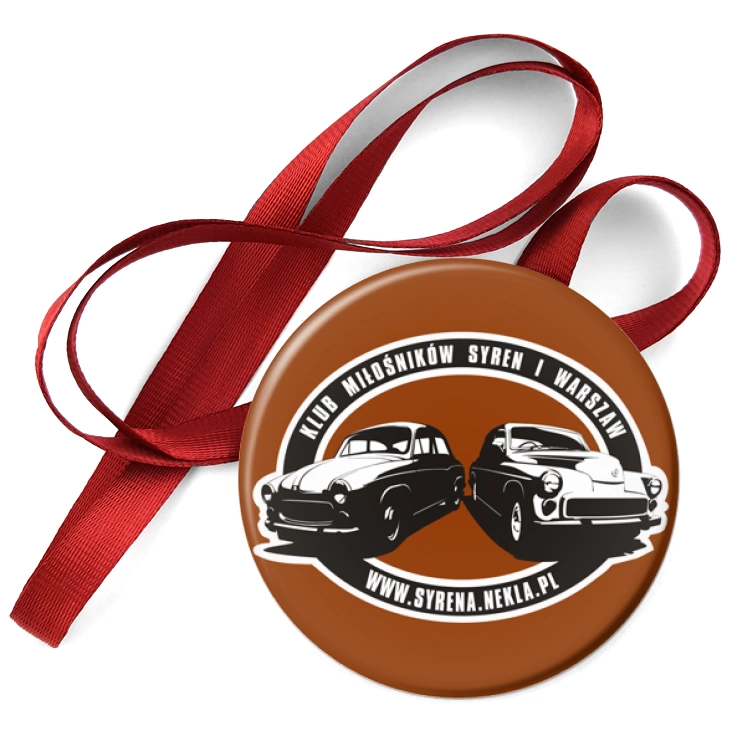przypinka medal Klub Miłośników Syren i Warszaw