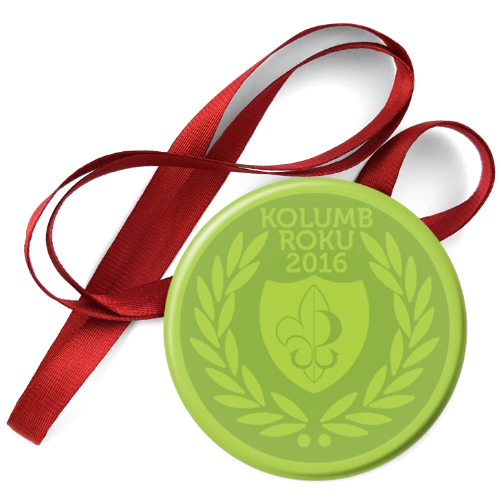 przypinka medal Kolumb Roku 2016