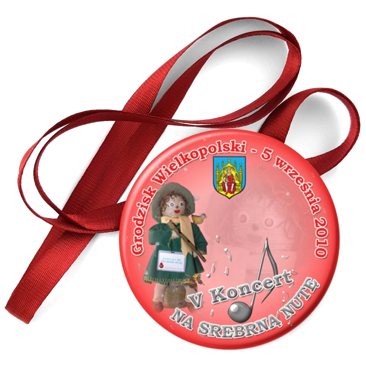 przypinka medal Koncert Na Srebrną Nutę 2010