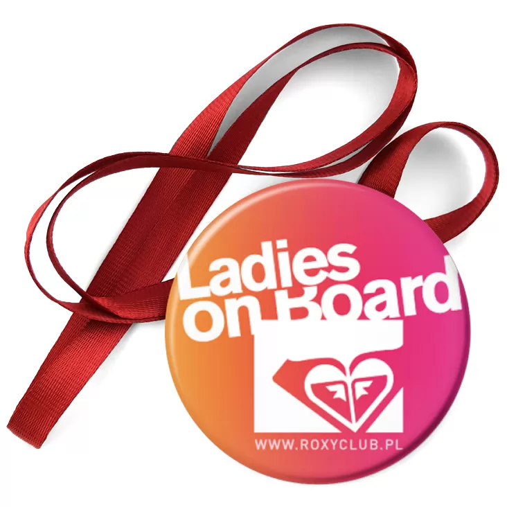 przypinka medal Ladies On Board